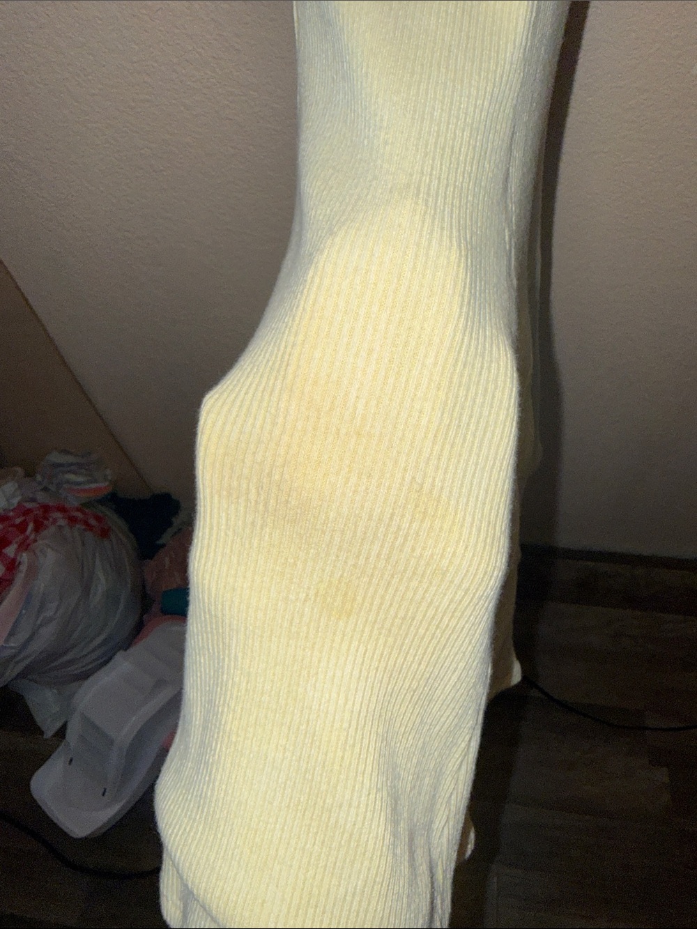 Lulu's Soft Pale Yellow Ribbed Tank Dress - Picture 5 of 5